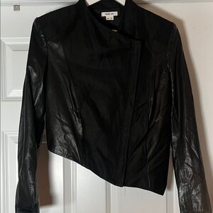 Helmut Lang Black Lamb Leather Jacket